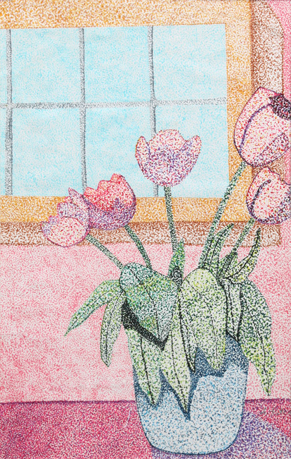 Flowers (Pointilism)